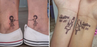 tatuagens de irmãs