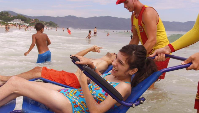 projeto cadeirantes praias florianópolis