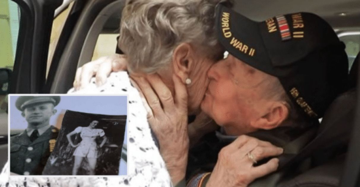 Veterano de 97 anos da Segunda Guerra reencontra amor perdido após 75 anos