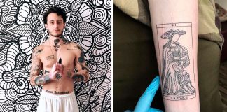 Tatuador de SP que faz tatuagem para cobrir tentativa de suicídio