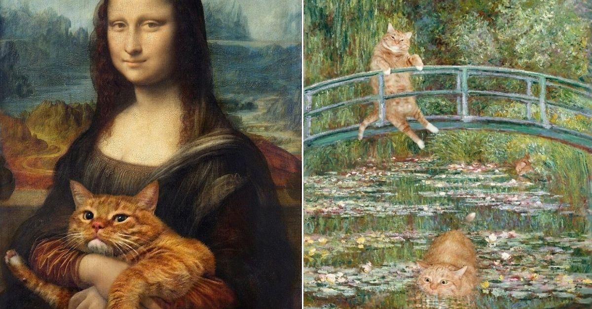 quadros famosos com gata pintada