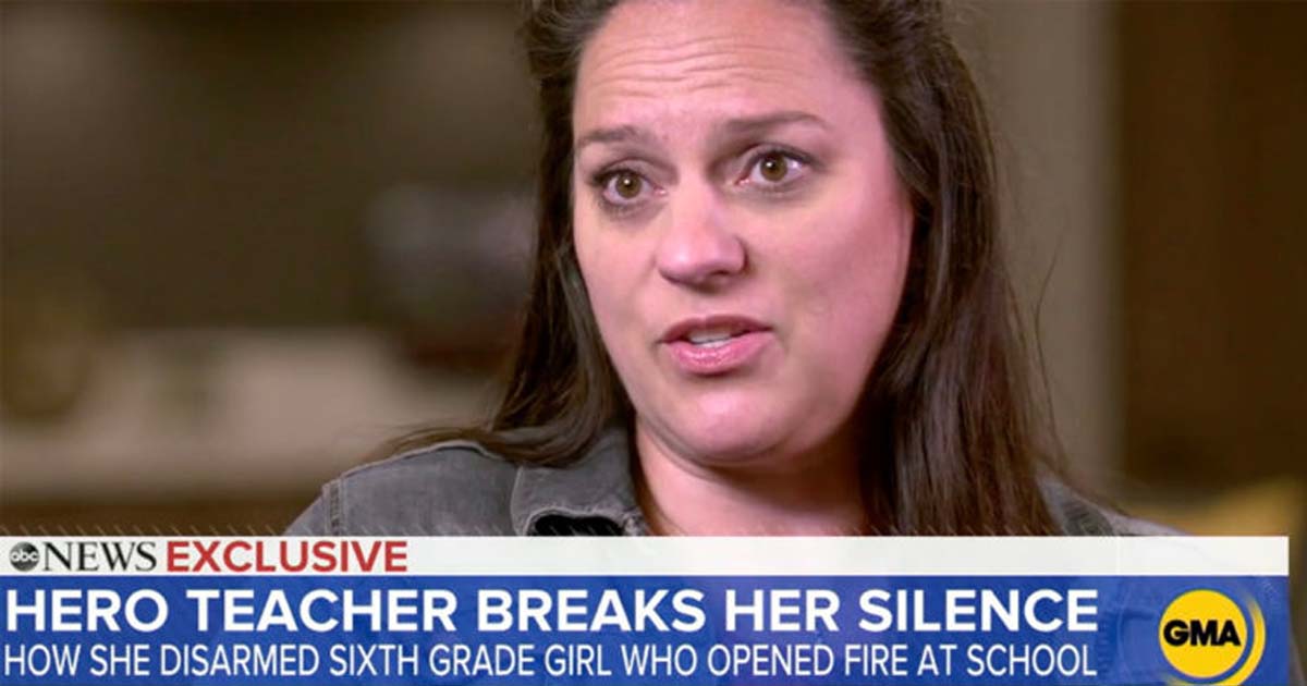 entrevista professora desarmou aluna abraço tiroteio escola
