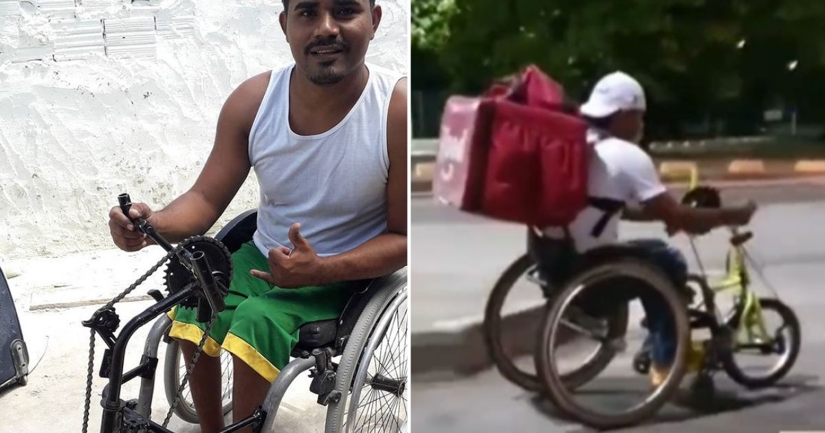 Entregador paraplégico sonha em montar oficina de cadeira de rodas e viver do esporte paraolímpico