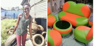 jovem transforma pneus usados lixo móveis cheios de vida