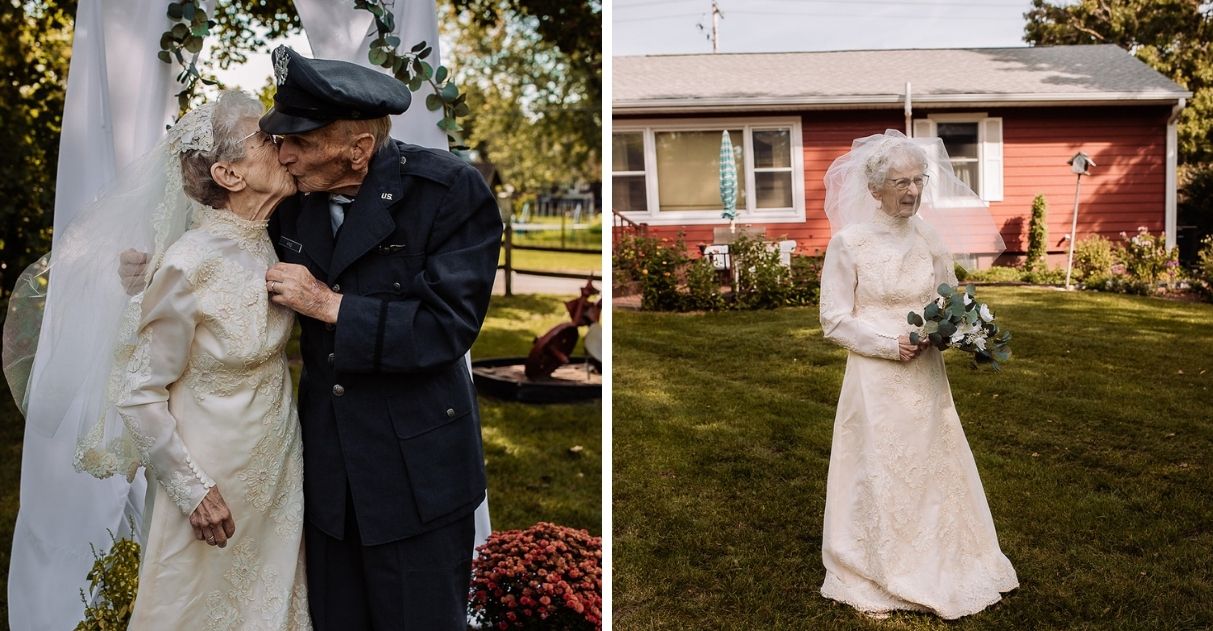 casal ganha fotos casamento após 77 anos