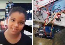 Menina de 11 anos cria circuito robótico que protege idosos contra incêndios e acidentes