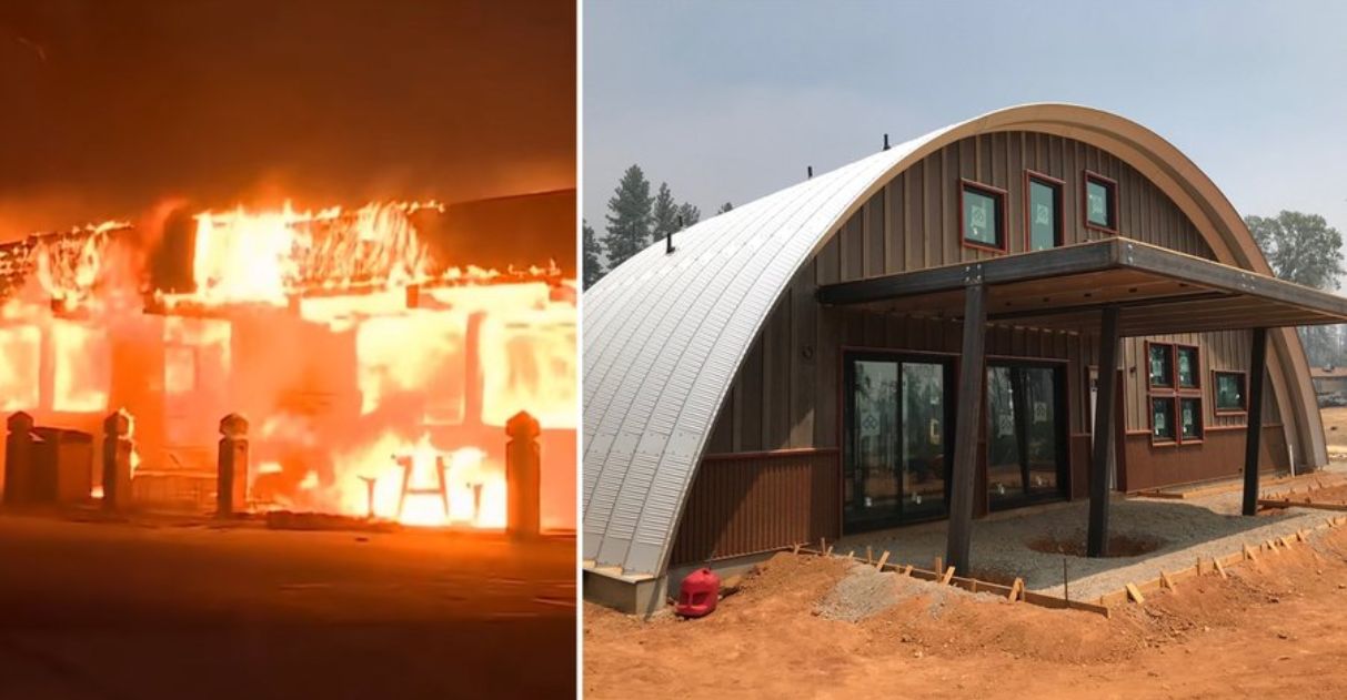 Homem que perdeu tudo em incêndio na Califórnia constrói casa resistente ao fogo na mesma vizinhança