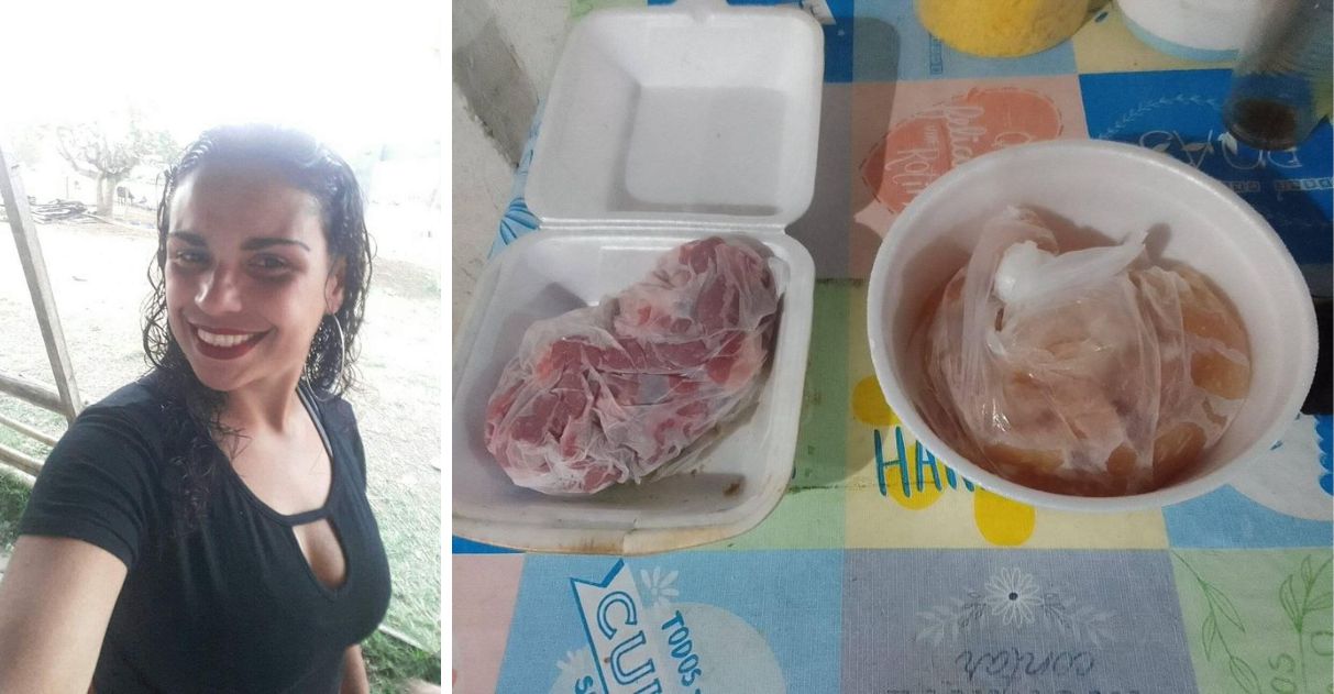 Restaurante doa kit carne para gestante e seus filhos que estavam na rua pedindo doações