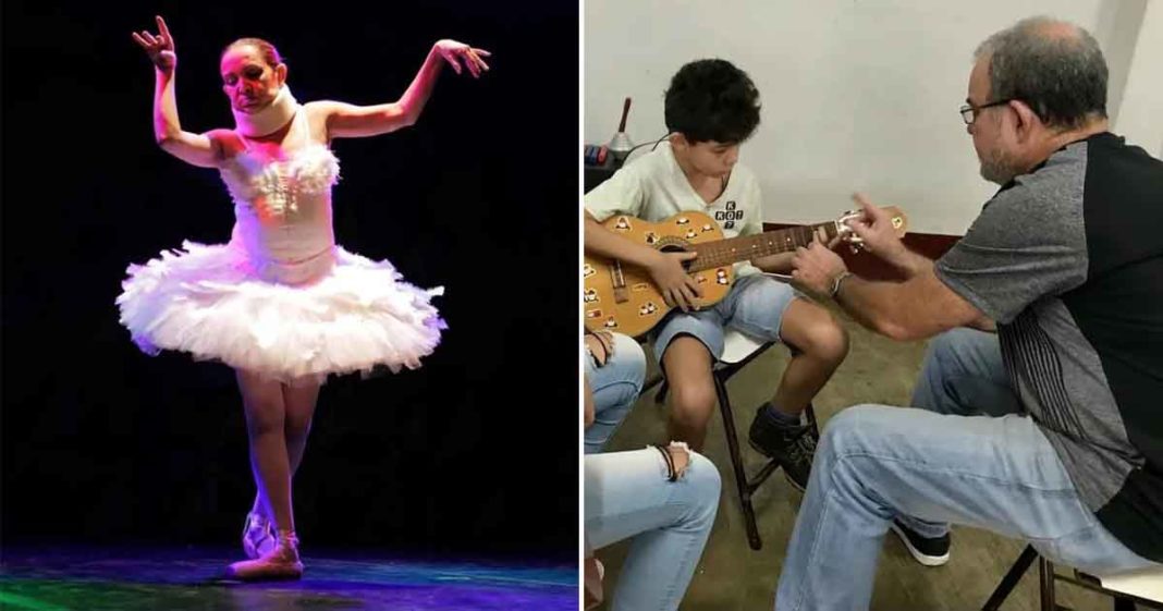 Empatia Bailarina Com Doença Rara Leva Aulas De Balé E Violão Para