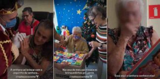 ri happy entrega brinquedos para idosos de casa de repouso