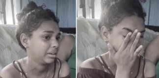 Filha de pescadores, ela mora com os seus pais em uma casa de palafitas na beira do rio em Manaus (AM). Fotos: Reprodução/Vídeo