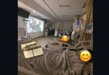 hospital exibe filme para pacientes em leito de uti